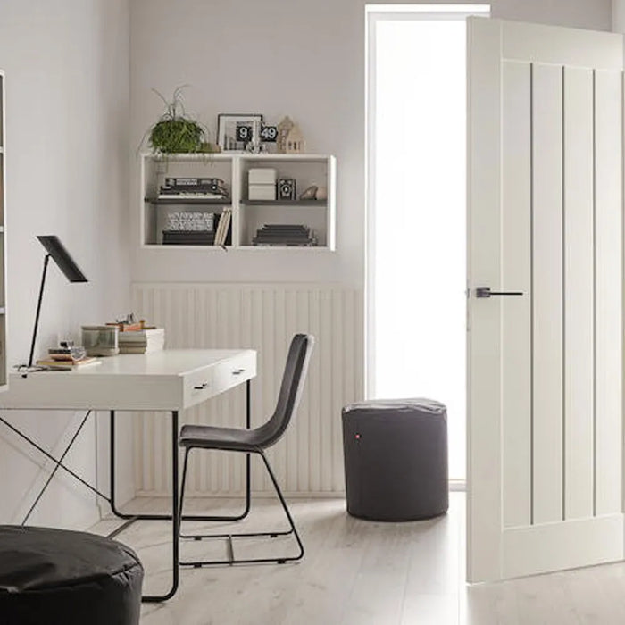 Linerio L-Line White Slat Panel