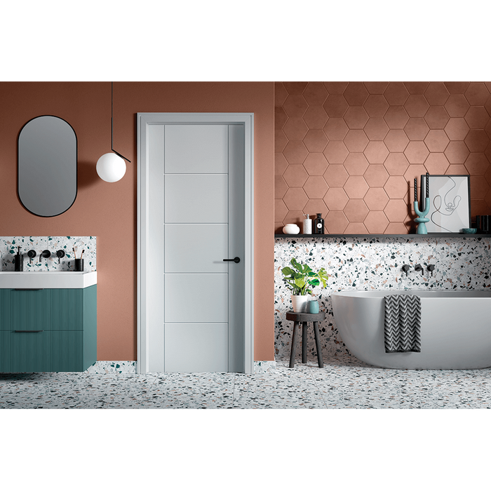 WHITE LAMINATE LADDER