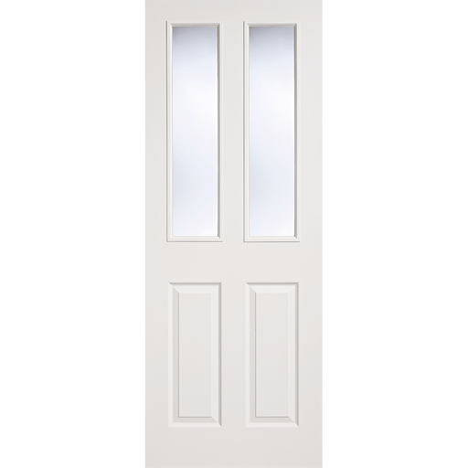 WHITE MOULDED GLAZED 2P-2L