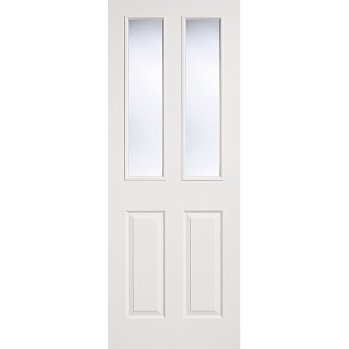 WHITE MOULDED GLAZED 2P-2L