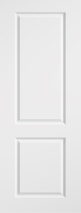 White Moulded Smooth 2 Panel