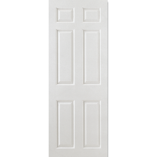 WHITE MOULDED SMOOTH 6P SQUARE TOP