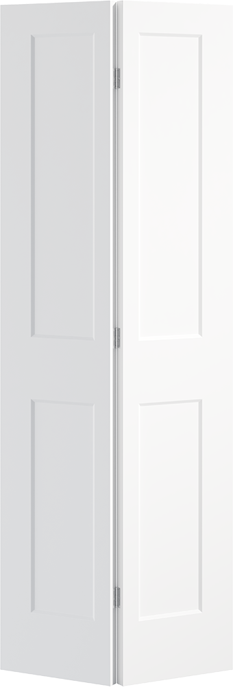 White Moulded Smooth Ashford Bi-fold