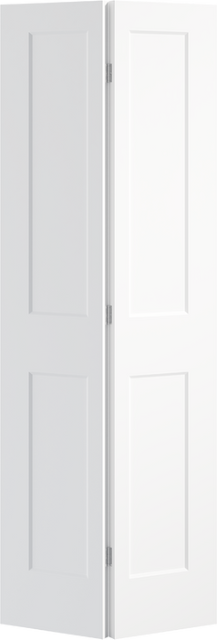 White Moulded Smooth Ashford Bi-fold