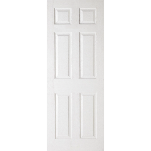 WHITE MOULDED TEXTURED 6P