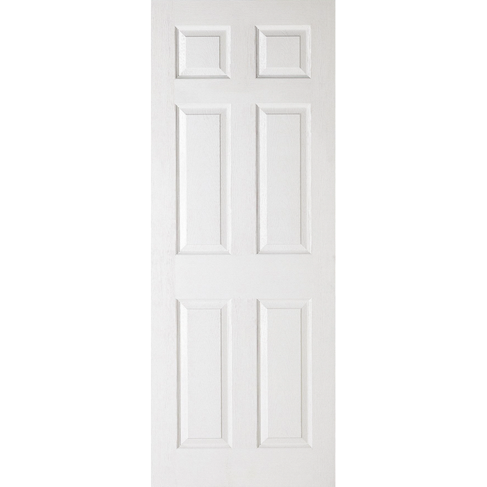 WHITE MOULDED TEXTURED 6P