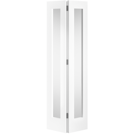 WHITE PATTERN 10 GLAZED BI-FOLD