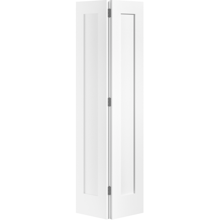 WHITE PATTERN 10 ONE PANEL BI-FOLD