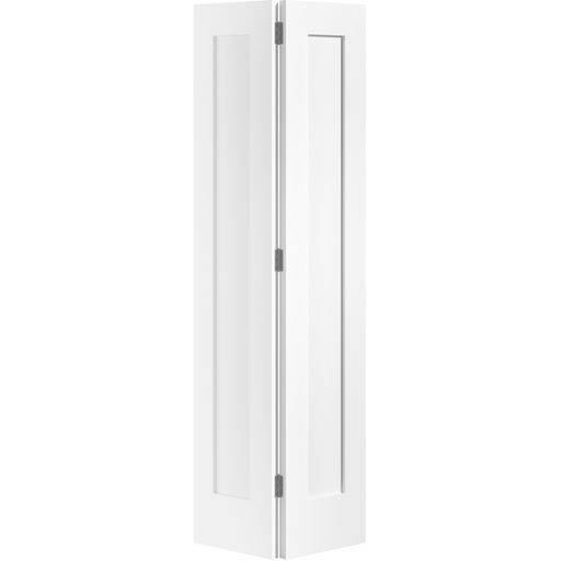 WHITE PATTERN 10 ONE PANEL BI-FOLD