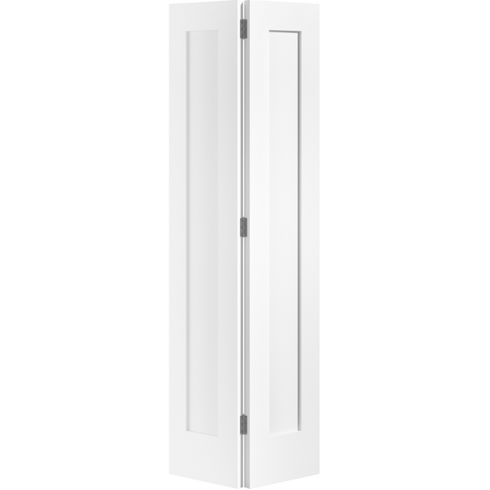 WHITE PATTERN 10 ONE PANEL BI-FOLD