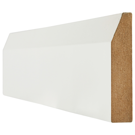 WHITE PRIMED SKIRTING CHAMFERED