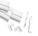 White Satin Ogee Architrave Single Door Kit