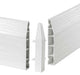 White Satin Roomline Chamfered External Corner Trim 100mm - Pack of 2