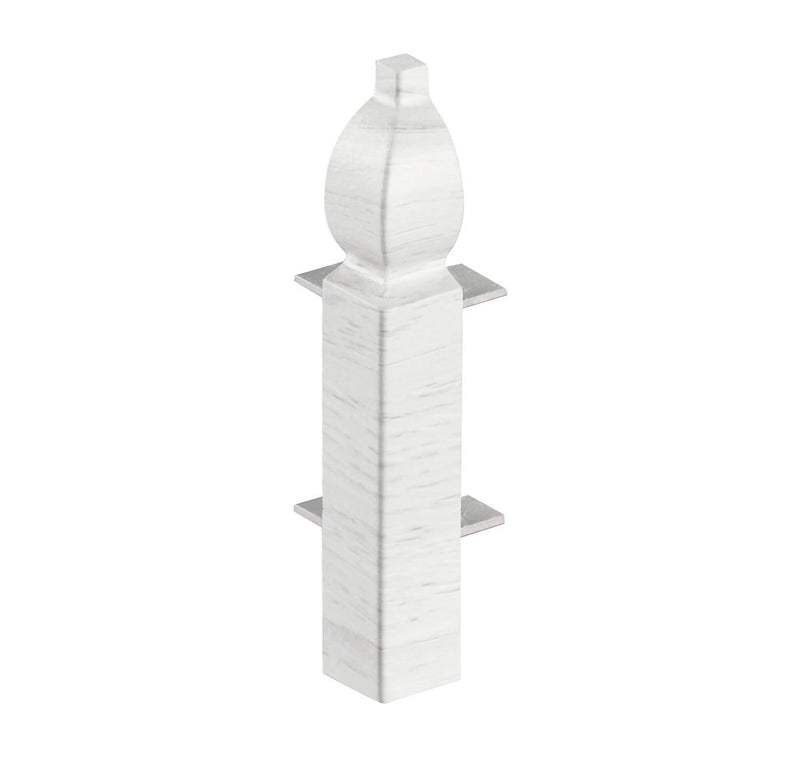 White Satin Roomline Ogee External Corner Trim 100mm - Pack of 2