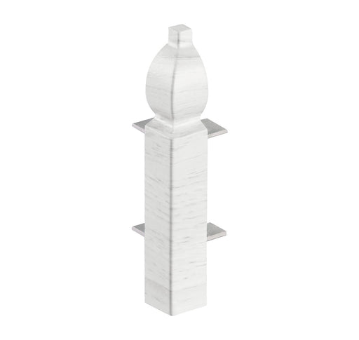 White Satin Roomline Ogee External Corner Trim 100mm - Pack of 2