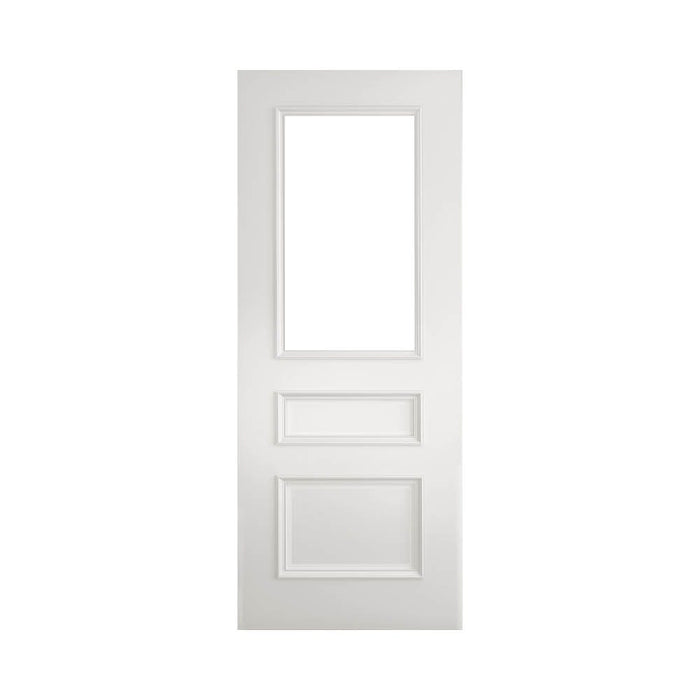 Deanta Windsor White Primed Bevelled Glaze Door