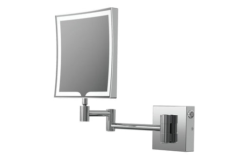 Yumi Square LED Cosmetic Mirror - Chrome