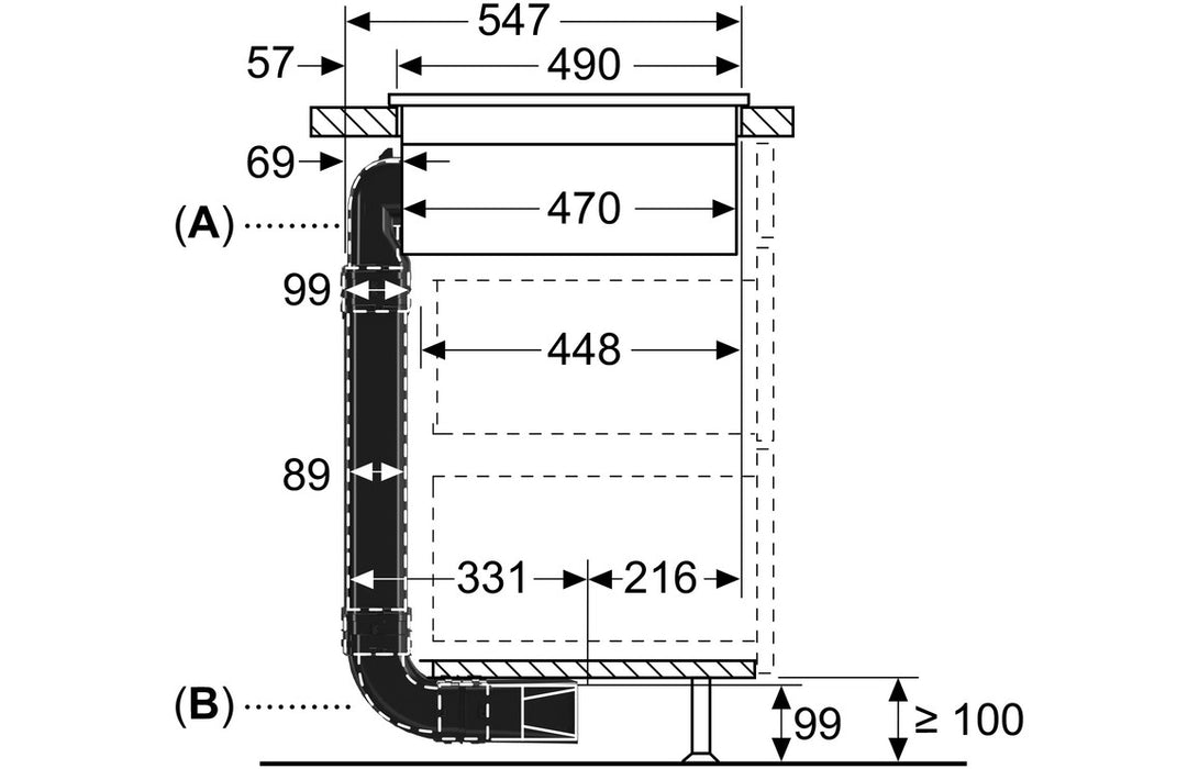 Neff Z861KR1 60cm+ Recirculation Starter Kit