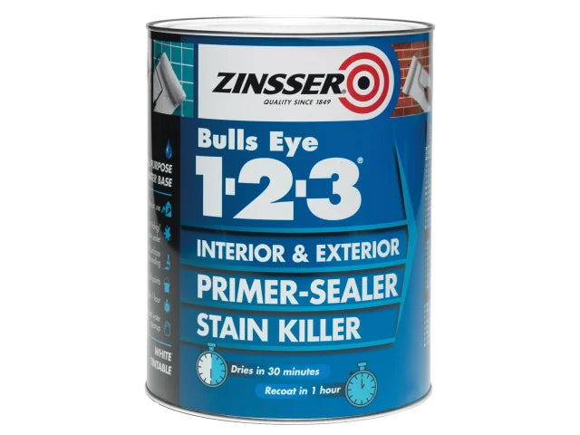 Bulls Eye 1-2-3 Primer & Sealer 1L