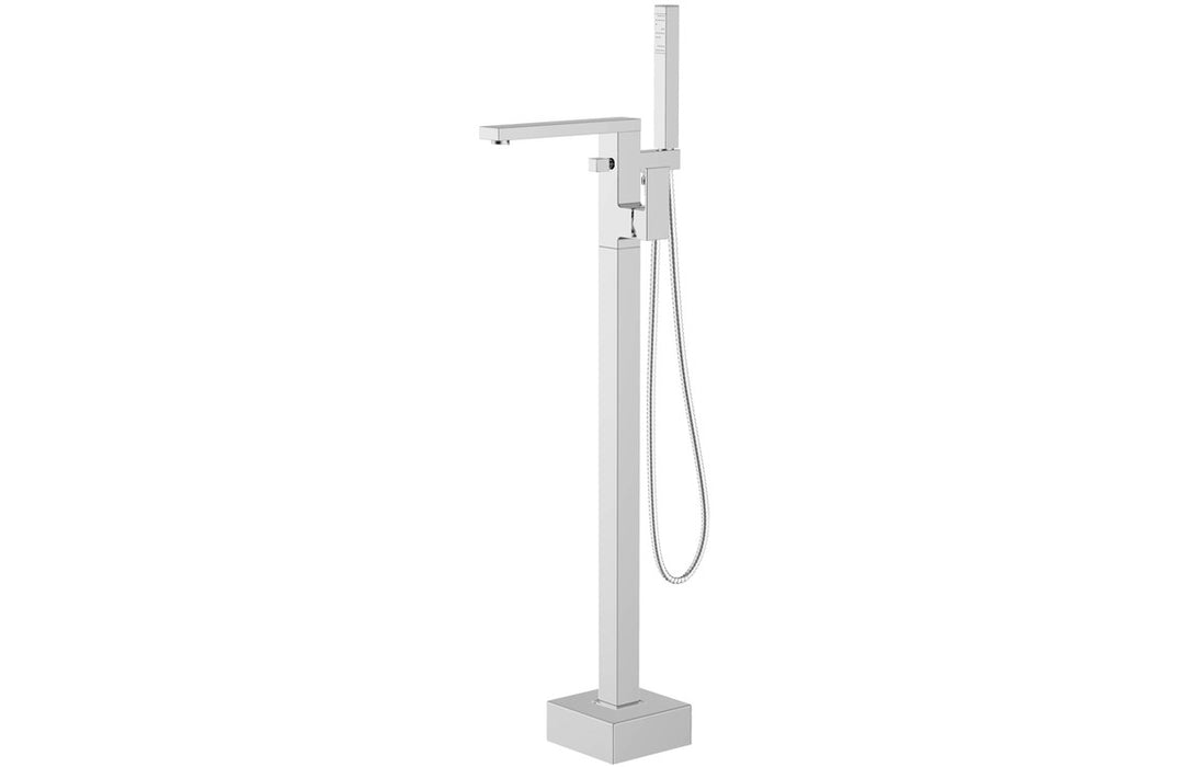 Zarano Floor Standing Bath/Shower Mixer - Chrome