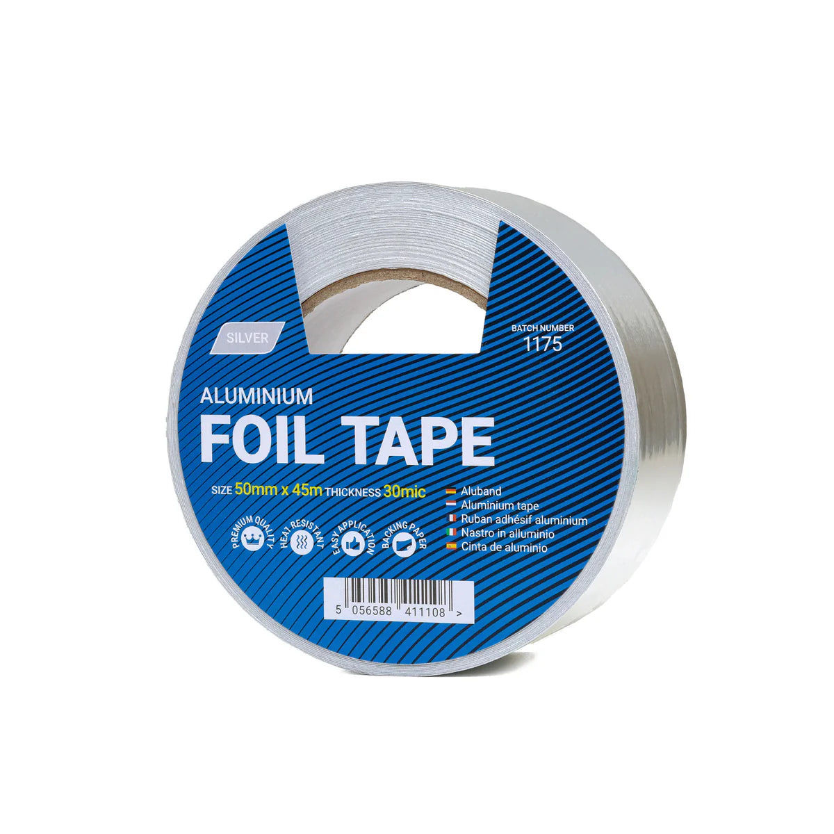 Aluminium Foil Tape - 50 mm x 45 m Roll — Trade Superstore Online
