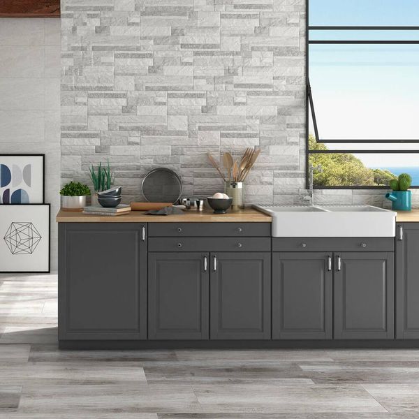 Sample - Arcano Mureto Perla Stone Effect Tile - 30x60 - Sample Tile