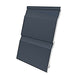 Anthracite Grey Fortex Double Plank Shiplap Embossed Cladding 333mm