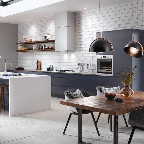 Sample - Apennine Flat Matt Marble Effect Tile - 10x30 - Sample Tile