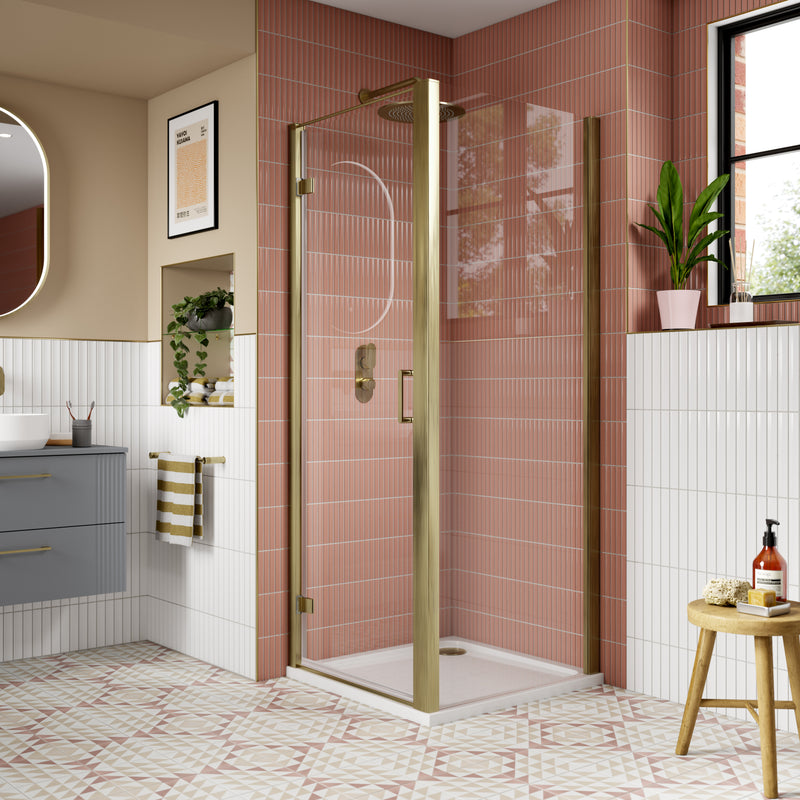 800mm Side Panel - Brushed Brass
