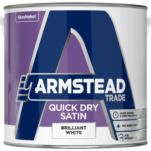 Armstead Quick Dry Satin Brilliant White