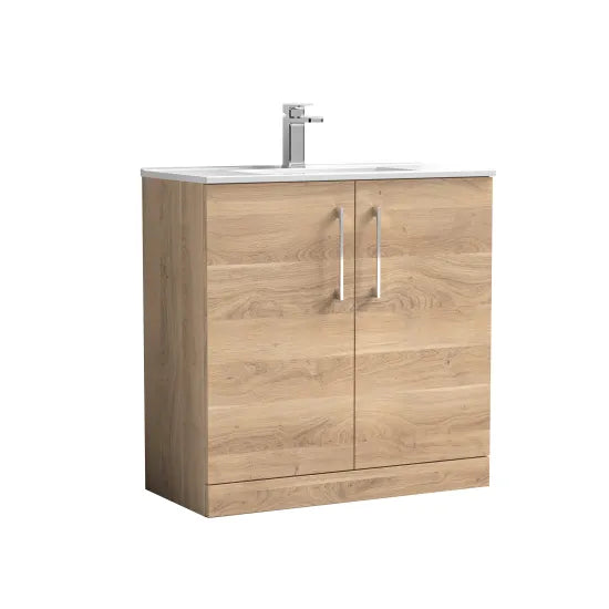 800mm Floor Standing 2-Door Vanity and Basin 2