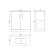 800mm Floor Standing 2-Door Vanity and Basin 2