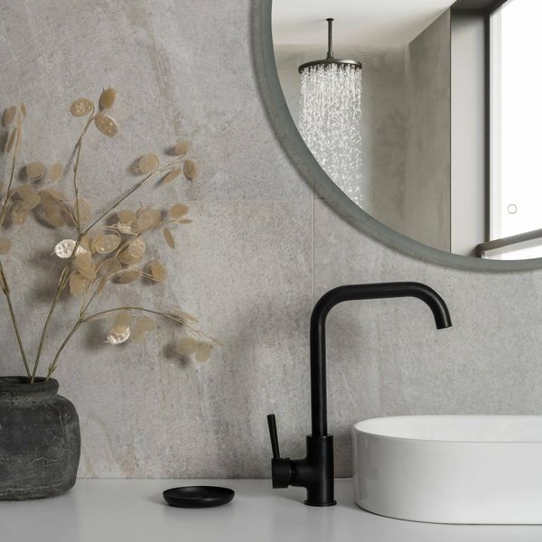 Sample - Astra Pearl Matt Stone Effect Tile - 1200x600 - Sample Tile