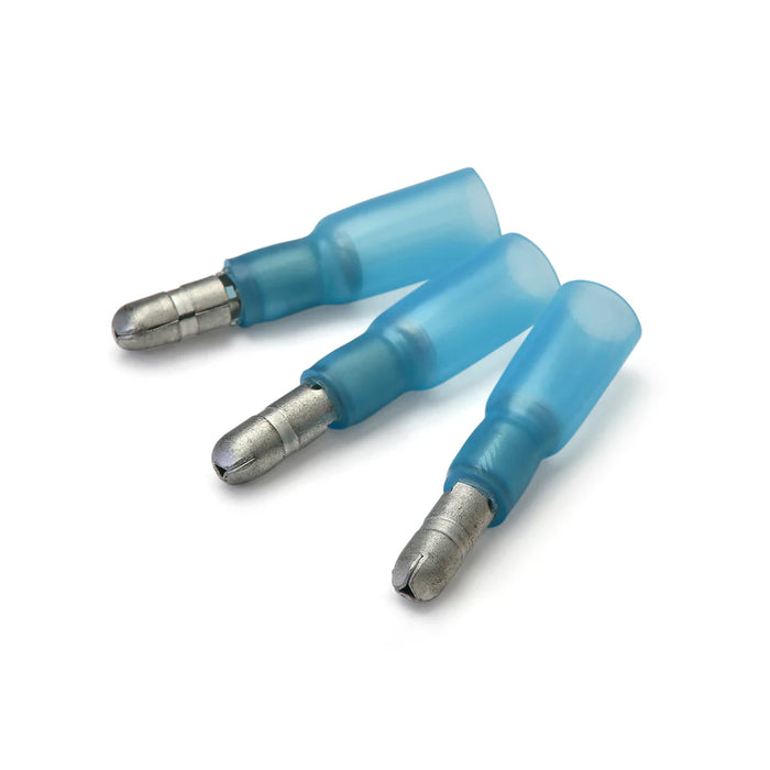 5mm Blue Heatshrink Male Bullet Terminal - Pack of 100