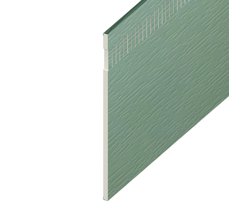 Chartwell Green Woodgrain Vented Soffit Board (5m Length)