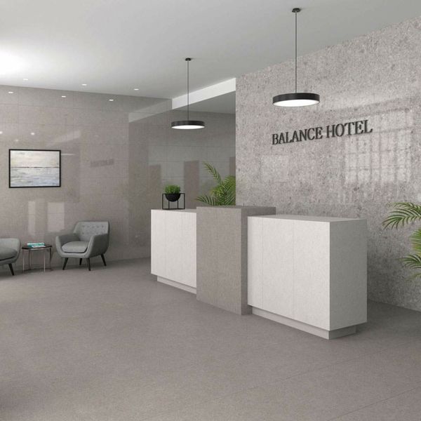 Sample - Balance Grey Matte Tile - 600x600 - Sample Tile