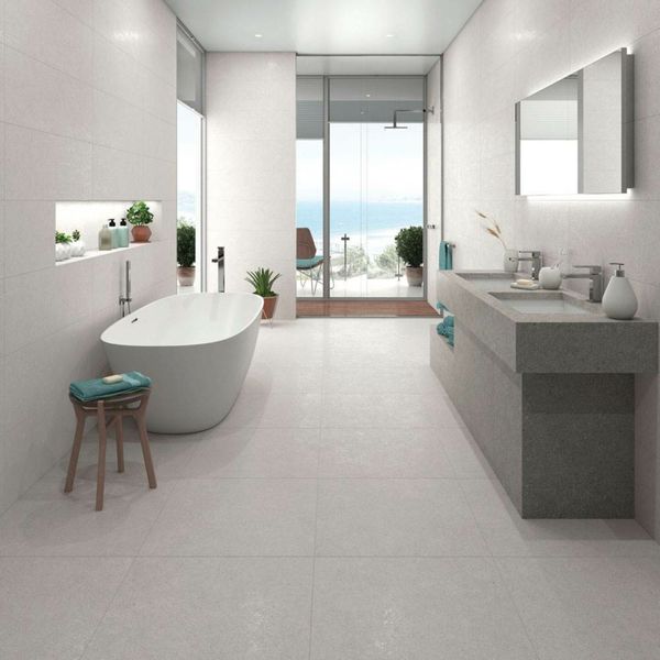Sample - Balance Silver Matte Tile - 300x600 - Sample Tile
