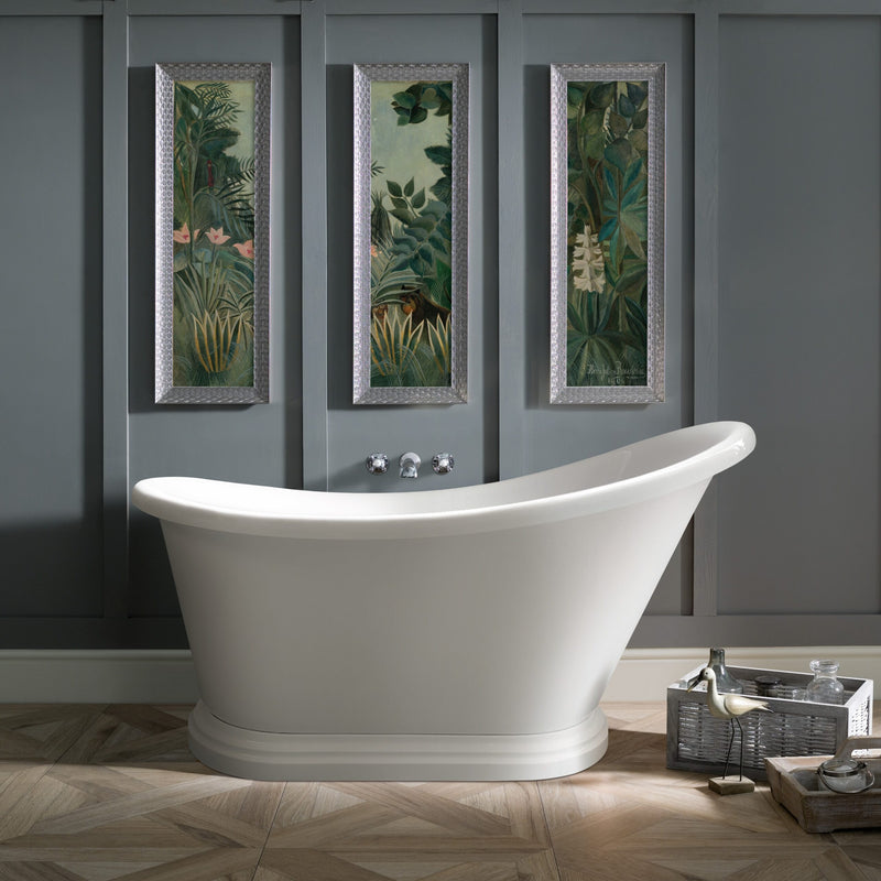 Penny 1360mm Slipper Bath - White