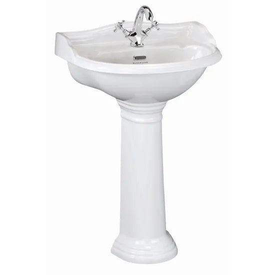 Bayswater Porchester 1 Tap Hole 600mm Ceramic Basin