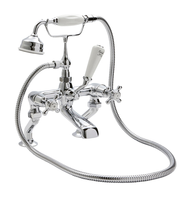 Deck Mounted Bath Shower Mixer Hudson Reed