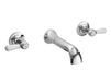 Wall Mounted Bath Spout & Stop Taps Hudson Reed