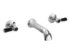 3 Tap Hole Wall Mounted Basin Mixer Hudson Reed
