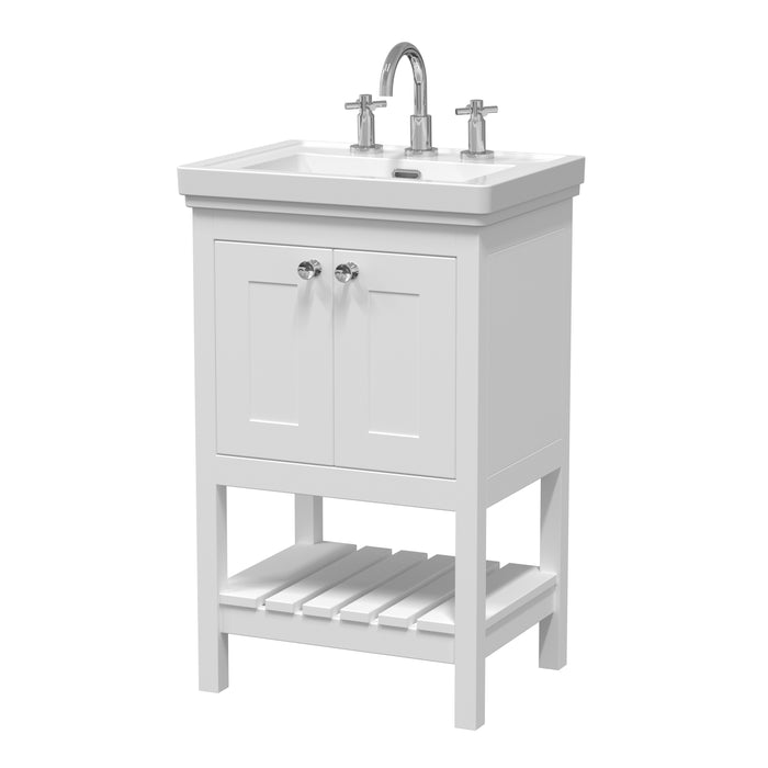 500mm Floor Standing Vanity & Basin 3TH Hudson Reed