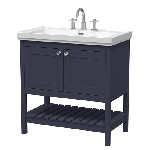 800mm Floor Standing Vanity & Basin 3TH Hudson Reed