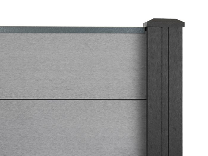 Grey Cladco Composite Fencing Rail 