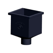 RoofArt Scandic Rainwater System - 87mm Diameter - Square Hopper
