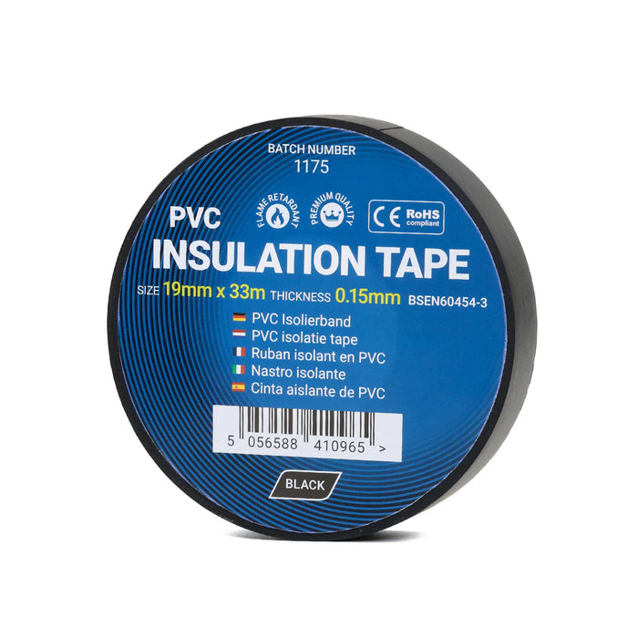 Black Electrical Tape 19mm - PVC Insulation Tape