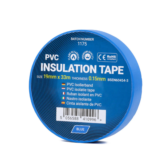 Blue Electrical Tape 19mm - PVC Insulation Tape