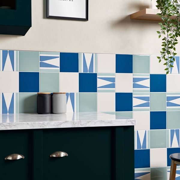 Sample - Candy Blueberry Vogue Tile - 150x150 - Sample Tile