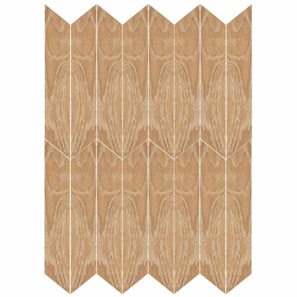 Sample - Ancona Chevron Nature Wood Effect Tile- 400x80 - Sample Tile